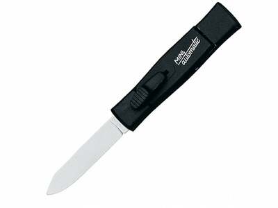 256 FOX knives POCKET KNIVE STAINLESS STEEL 420C BLADE, BLACK ALUMINIUM HANDLE (15cm)