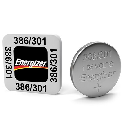 Energizer EH-386/301/SR43 hodinková batéria 127mAh 1,55V 1ks 7638900253030