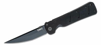 CRKT CR-2906 OTANASHI NOH KEN zsebkés 11,5 cm, teljesen fekete, G10