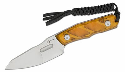 CIVIVI C23002-3 Propugnator pevný nôž 10,5 cm, Stonewash, žltá, plast Ultem (PEI), puzdro Kydex