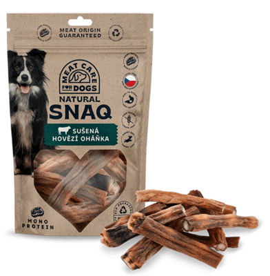 DOG SNAQ 99178 doplnkové krmivo pre psy - sušený hovädzí chvost 200G