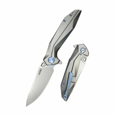 Kubey KB235F Nova kapesní outdoorový nůž 9,3 cm, šedá, titan 