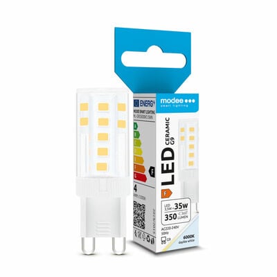 Modee Lighting LED G9 Ceramic žárovka 3.5W studená bílá (ML-G9C6000K3.5WN)