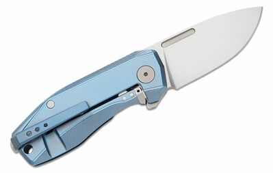 NA01 BL LionSteel NANO, Folding knife MagnaCut blade, BLUE Titanium handle