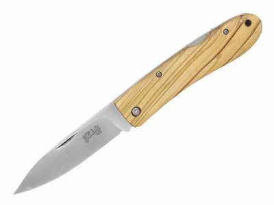 Herbertz Taschenme Olivenholz kapesní nůž 9,3cm (53005) dřevo