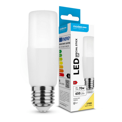 Modee Lighting LED izzó Stick T37 7.9W E27 meleg fehér 650lm (ML-T372700K7,9WE27N)