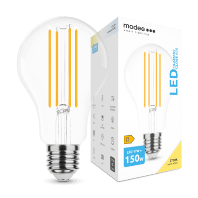 Modee Smart Lighting LED Filament Globe žárovka E27 17W teplá bílá (ML-A70F2700K17WE27)
