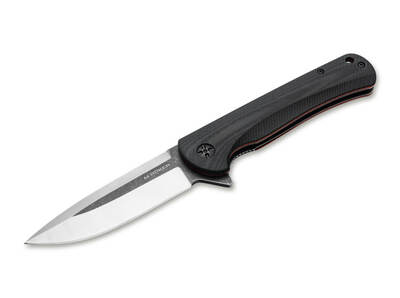 Magnum 01MB726 Mobius taktikai zsebkés 9,5 cm, fekete, G10