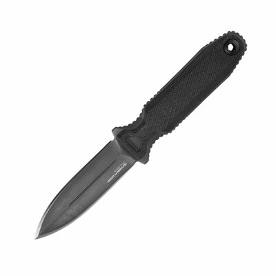 SOG-17-61-03-57 PENTAGON FX COVERT – BLACKOUT taktikai kés – tőr 8,7 cm, teljesen fekete, tok GRN