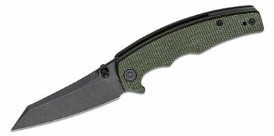 CIVIVI C21043-3 P87 zsebkés 7,4 cm, Black Stonewash, zöld, Micarta