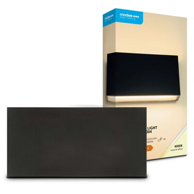 Modee LED čierna nástenná lampa 8W 710lm neutrálna biela (ML-LWL0004)