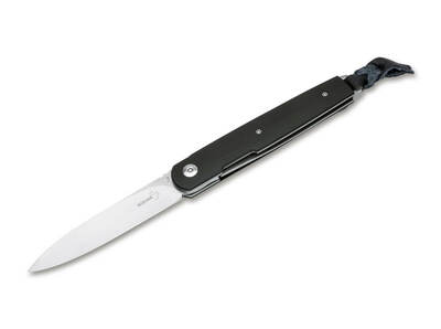 Böker Plus 01BO078 LRF vreckový zatvárací nôž 7,8 cm, G10, čierna 