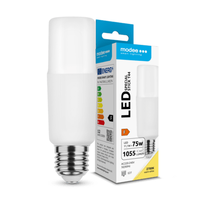 Modee Lighting LED izzó Stick T44 11.1W E27 meleg fehér 1055lm (ML-T442700K11.1WE27N)