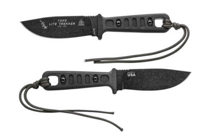 TLT-02 TOPS kések TOPS Lite Trekker Standard fekete (fekete vászonnyél)
