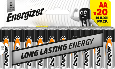E304399300 Energizer Everyday AA DHP20 elem buborékfóliában