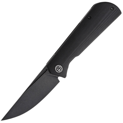 Petrified Fish PFP07DDW Viking vreckový nôž 9,2 cm, Black Stonewash, čierna, G10