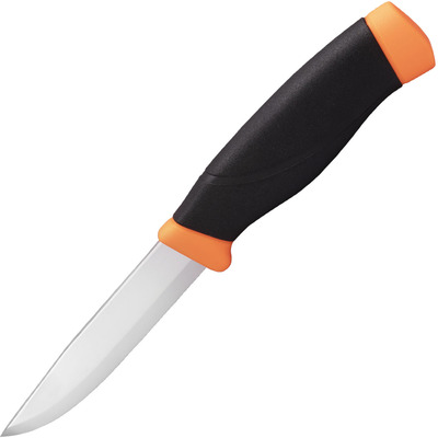 Morakniv 12211 HeavyDuty nůž do přírody 10,4 cm, černo-oranžová, plast/guma, pouzdro