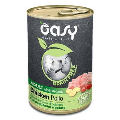 OAWGDALPL0040 Oasy Gabonamentes Felnőtt Közepes/Nagy Csirkés 0.4kg