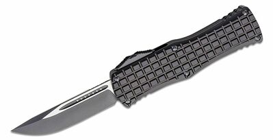 Microtech 703-1TFRS Hera Frag Black automatický nôž 7,9 cm, celočierna, hliník