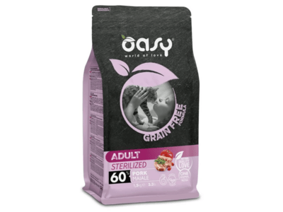 OADGCASM0150 Oasy Grain free Sterilized Pork 1,5kg