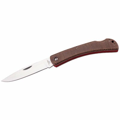 Herbertz 564012 zsebkés 10cm, Micarta barna