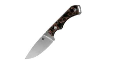 QSP Knife QS124-C Workaholic SK03 Bronze Moon vnější nůž 8,8 cm, vícebarevný, paracord, pouzdro