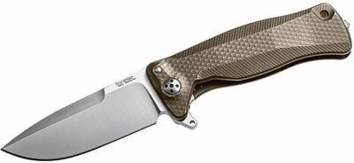 LionSteel SR11 B Titanium Bronze zsebkés 9,4 cm, szatén, bronz, titán, üvegtörő