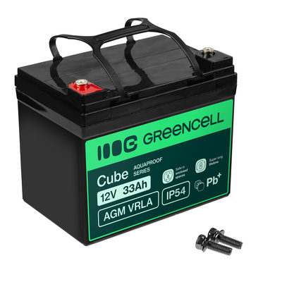 Green Cell AGM12V33AH-J VRLA bezúdržbová baterie 12V 33Ah 