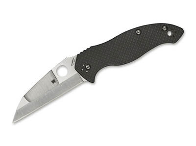 Spyderco C248CFP Canis kapesní nůž 8,5 cm, černá, G10, uhlíkové vlákno