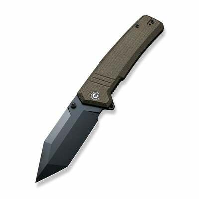 CIVIVI C23024-3 Bhaltair vreckový nôž 10 cm, čierna, zelená, Micarta