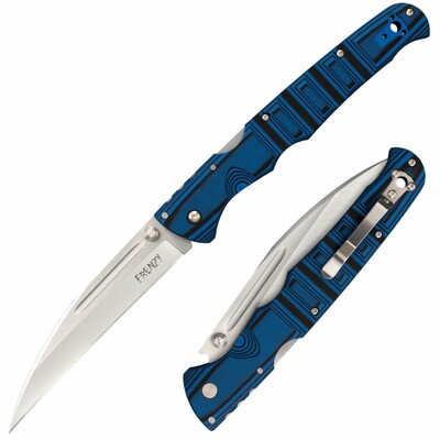 Cold Steel 62P2A Frenzy II (Blue & Black) kapesní nůž 14 cm, černo-modrá, G10