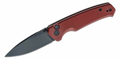 CIVIVI C20076-2 Altus vreckový nôž 7,6 cm, Black Stonewash, burgundy červená, G10