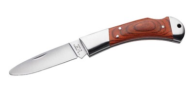 Herbertz 567610 vreckový nôž pre deti 7,6 cm, drevo Pakka, nerez