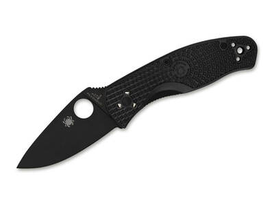 Spyderco C136PBBK Persistence Lightweight All Black vreckový nôž 7 cm, celočierna, FRN
