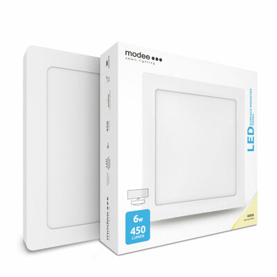 Modee Smart Lighting LED Panel Square Surface mounted 6W neutrální bílá (ML-LPS4000K6WA)