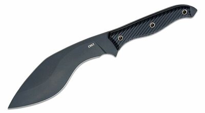 CRKT CR-2710 Clever Girl™ Kukri mačeta 19,7 cm, celočerná, G10, termoplast pouzdro