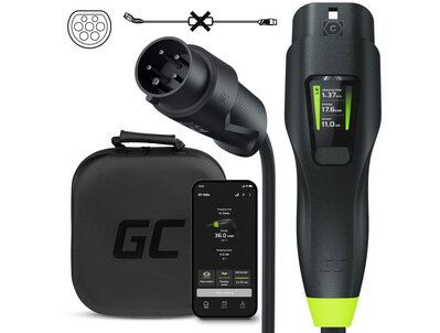 Green Cell EVGC01 Habu EV mobilná nabíjačka 11kW 7m na elektromobily s aplikáciou GC