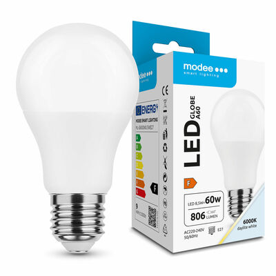 Modee Smart Lighting LED Globe žiarovka E27 8,5W studená biela (ML-G6000K8,5WE27)