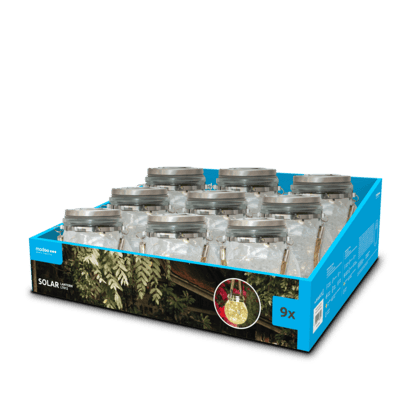 Modee dekoratívna solárna LED lampa - lampáš LT012 AA 200mAh 9ks (ML-LT012)