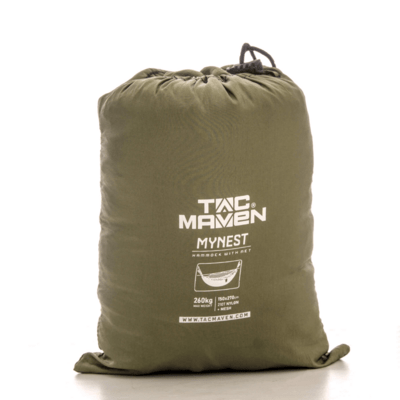 D19025-06E-RAL7013-DARABONKÉNT Pentagon Mynest függőágy hálóval (TAC MAVEN) (BF)