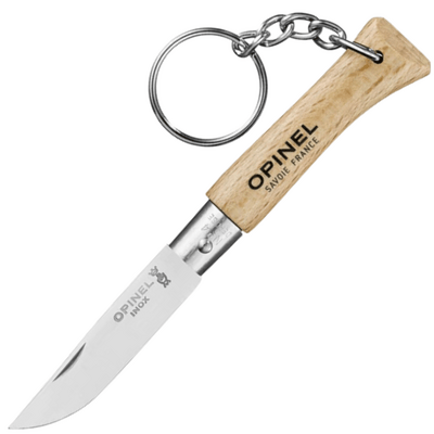 OPINEL 000081 VRI N°04 Inox kapesní nůž na klíče 5 cm, bukové dřevo