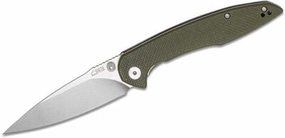 CJRB J1905-GNF Centros kapesní nůž 9,3 cm, Stonewash, zelená, G10