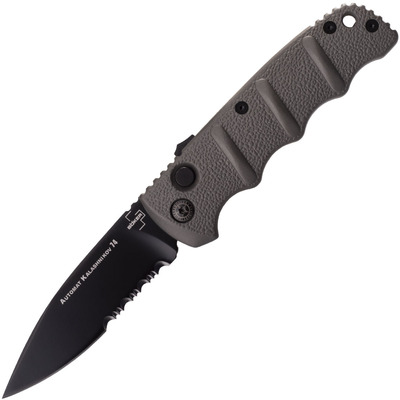 Böker Plus 01KALS94 AKS-74 Black D2 automatický nůž 8,5 cm, černá, šedá, hliník, spona