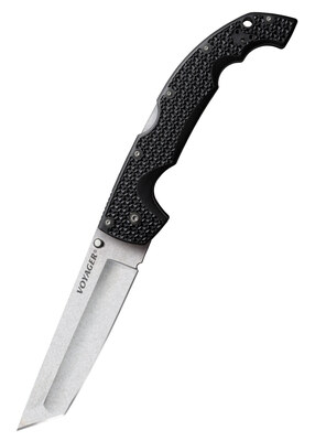 Cold Steel 29AXT Extra Large Voyager Tanto Pt. Plain taktikai kés 14 cm, Stonewash, fekete, Griv-Ex