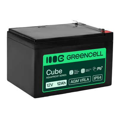 Green Cell AGM12V12AH-H VRLA  bezúdržbová batéria 12V 12Ah 