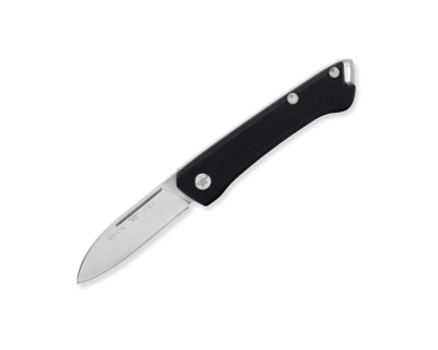 Buck BU-0250BKS Saunter Drop Point zsebkés 6 cm, szatén, fekete, Micarta