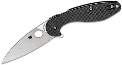 Spyderco C228CFP Sliverax zsebkés 8,8 cm, szatén, fekete, szénszálas, G10, acél