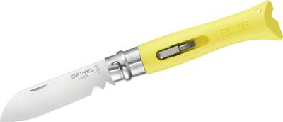 001804 OPINEL OPINEL VRI N°09 DIY Yellow - vreckový multifunkčný nôž, žltý