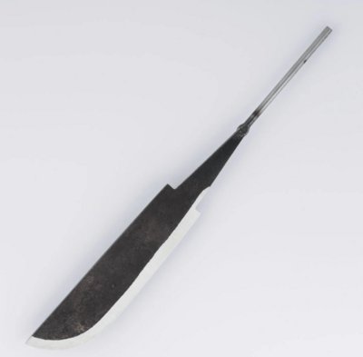 ROSELLI R151B kis Leuku kés Carbon tartalék penge 14 cm, szénacél