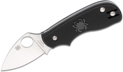 Spyderco C154PBK Squeak Lightweight vreckový nôž 5,1 cm, čierna, FRN